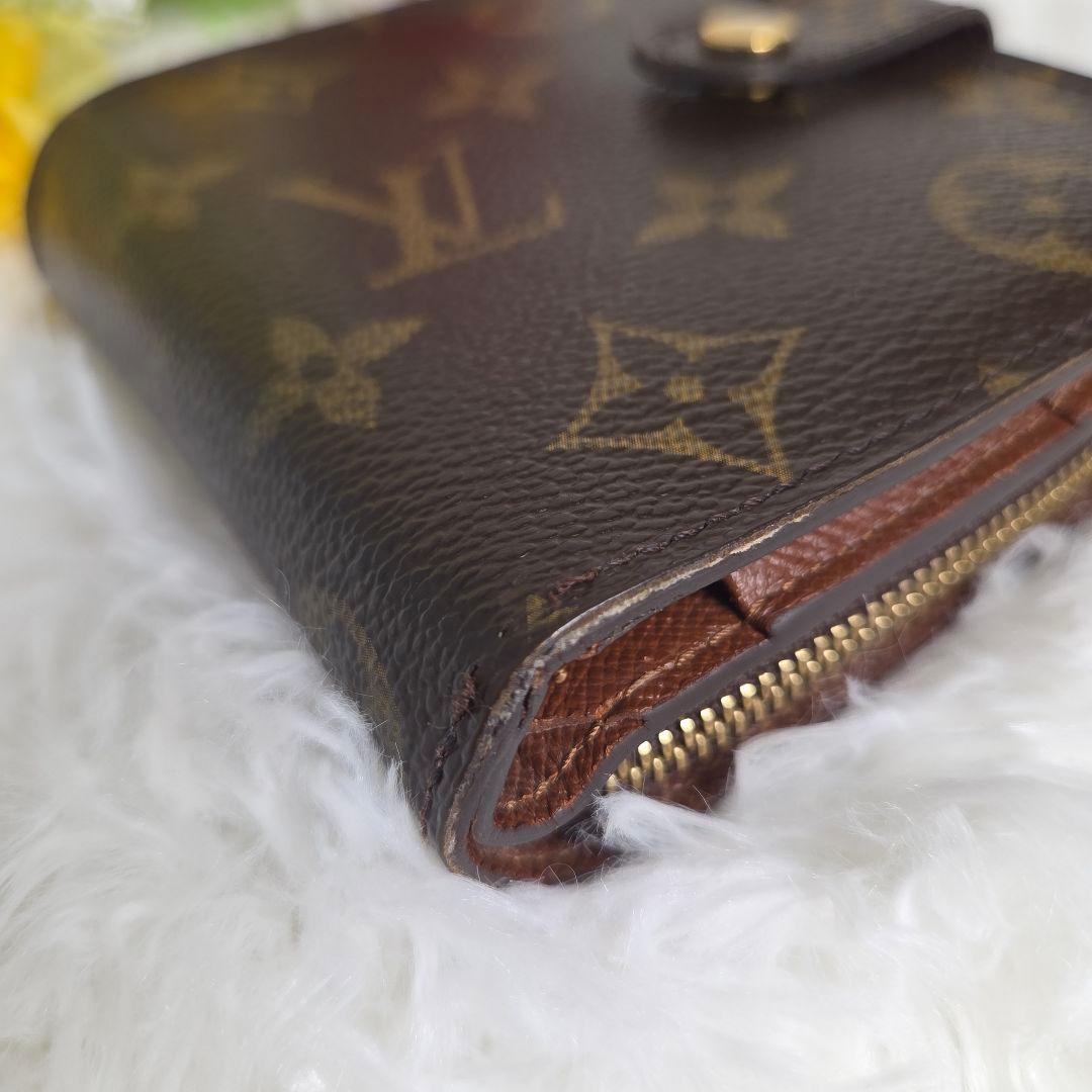 良品]ルイ ヴィトン コンパクトジップ モノグラム 折り財布 - メルカリ