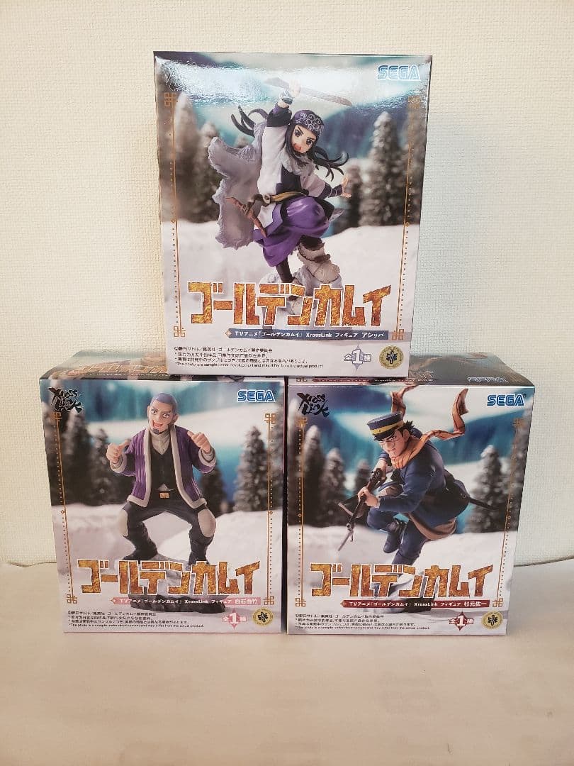 杉元佐一＆白石由竹＆アシリパゴールデンカムイフィギュア - メルカリ