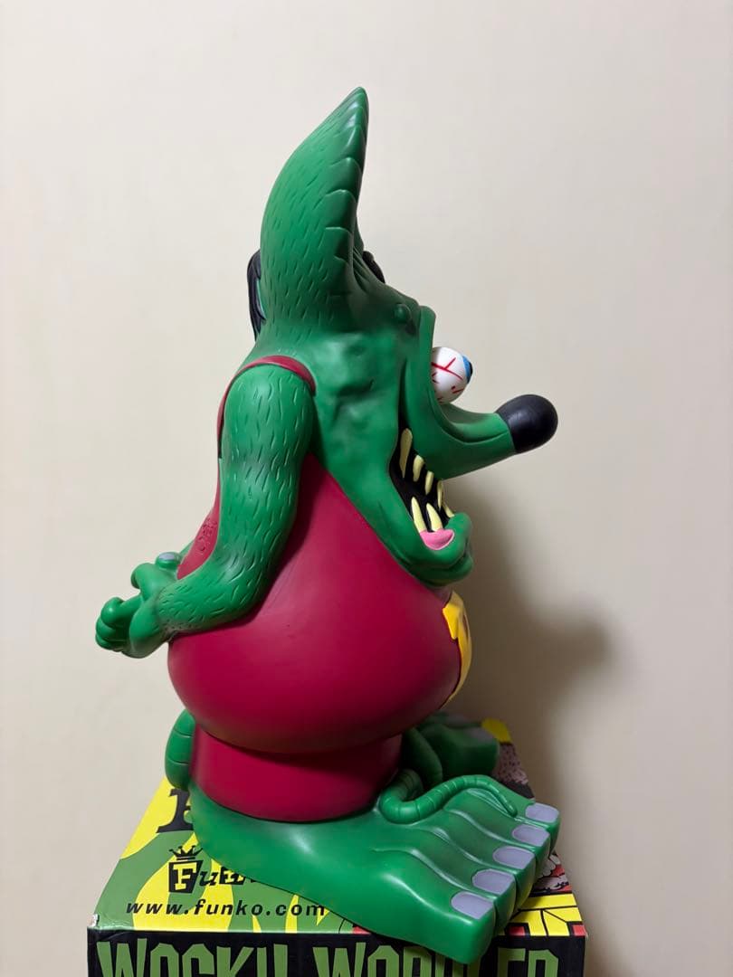 RAT FINK Wacky Wobbler 緑色フィギュア 約30cm