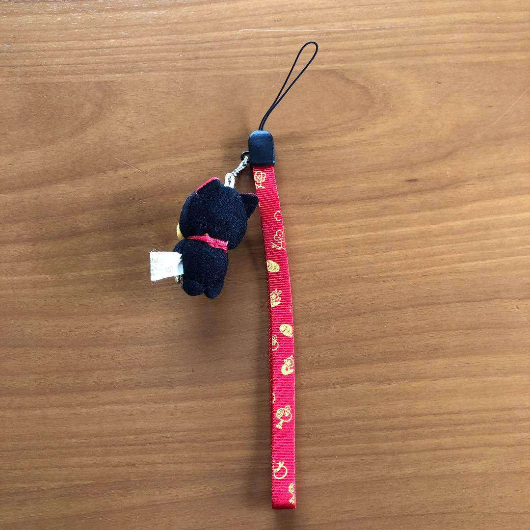 ストラップ　くまのプーさん（招き猫）