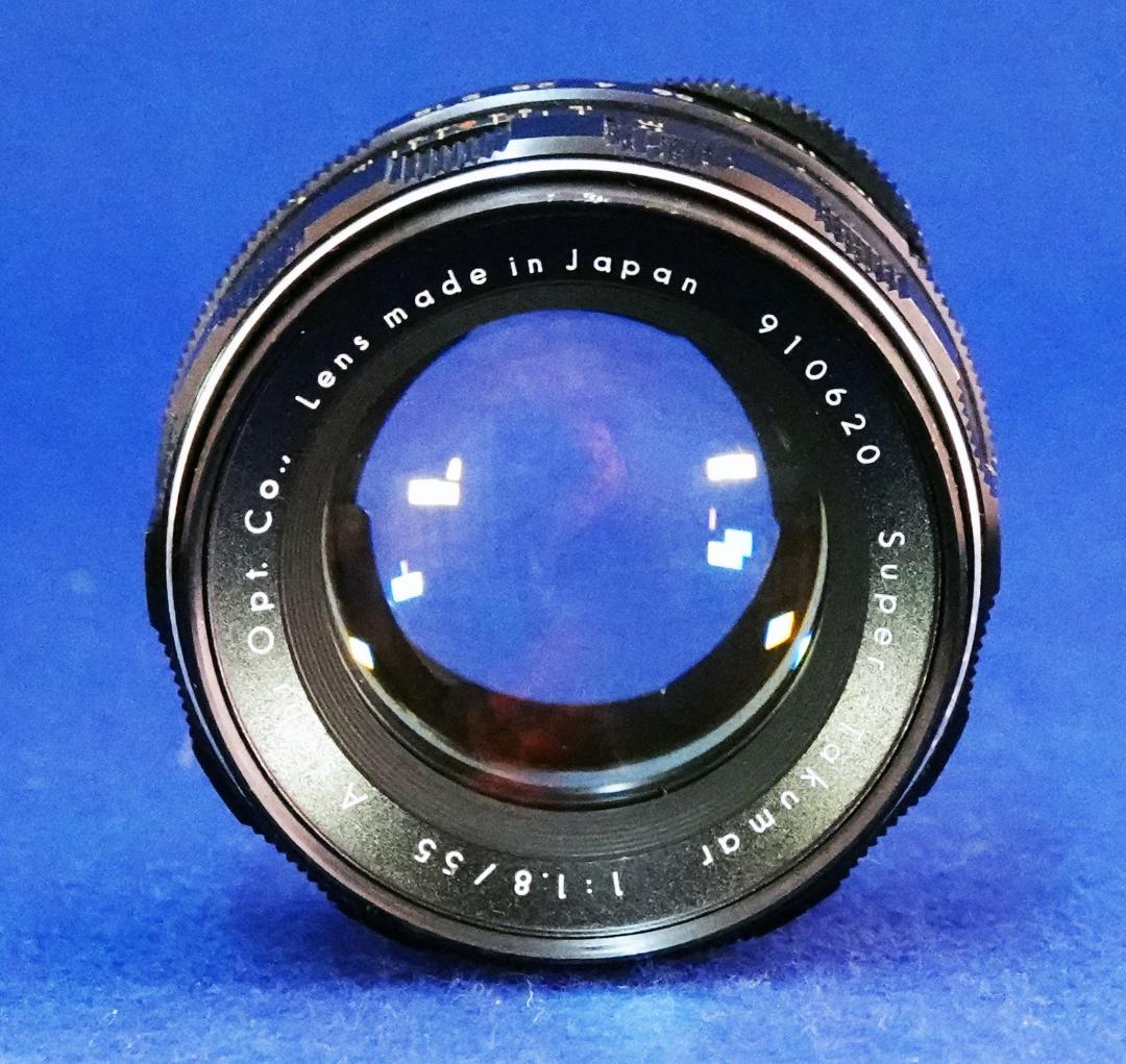 910620　貴重良品！黄変無前期型　Super-Takumar　F1.8/55