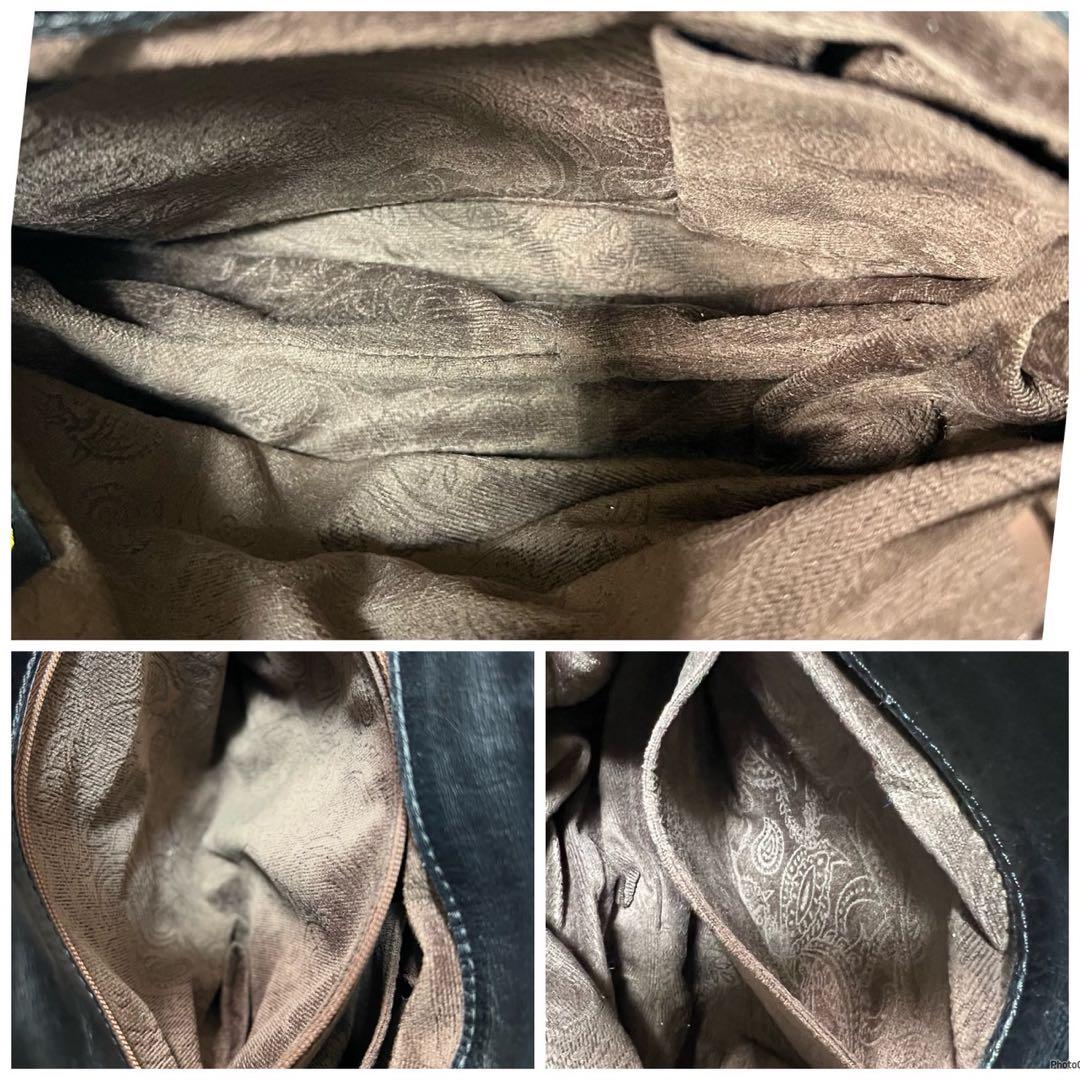 【美品】JRA認定品 日本製/クロコダイルレザー/マットクロコ/ショルダーバッグ