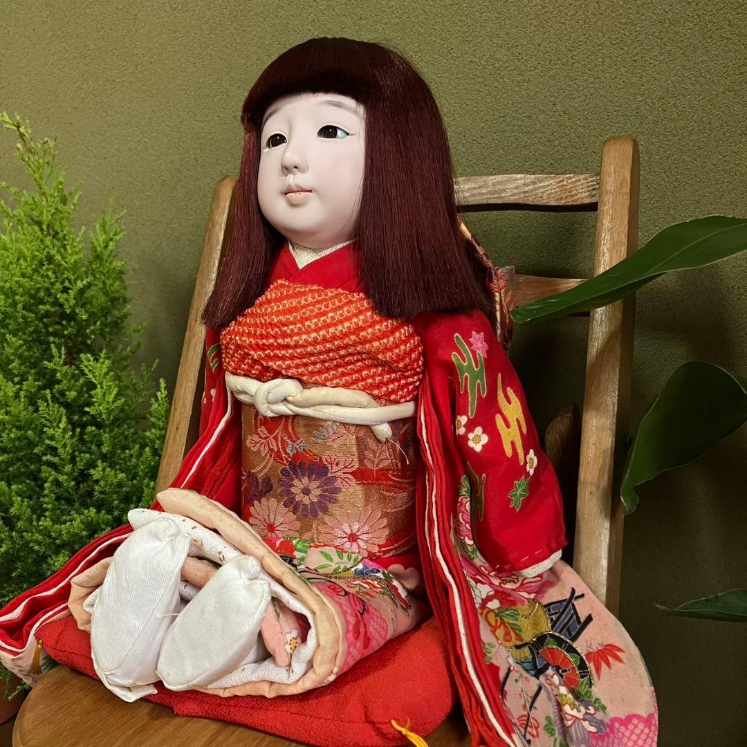 市松人形の最高峰 永徳斎の三つ折れです。男の子です