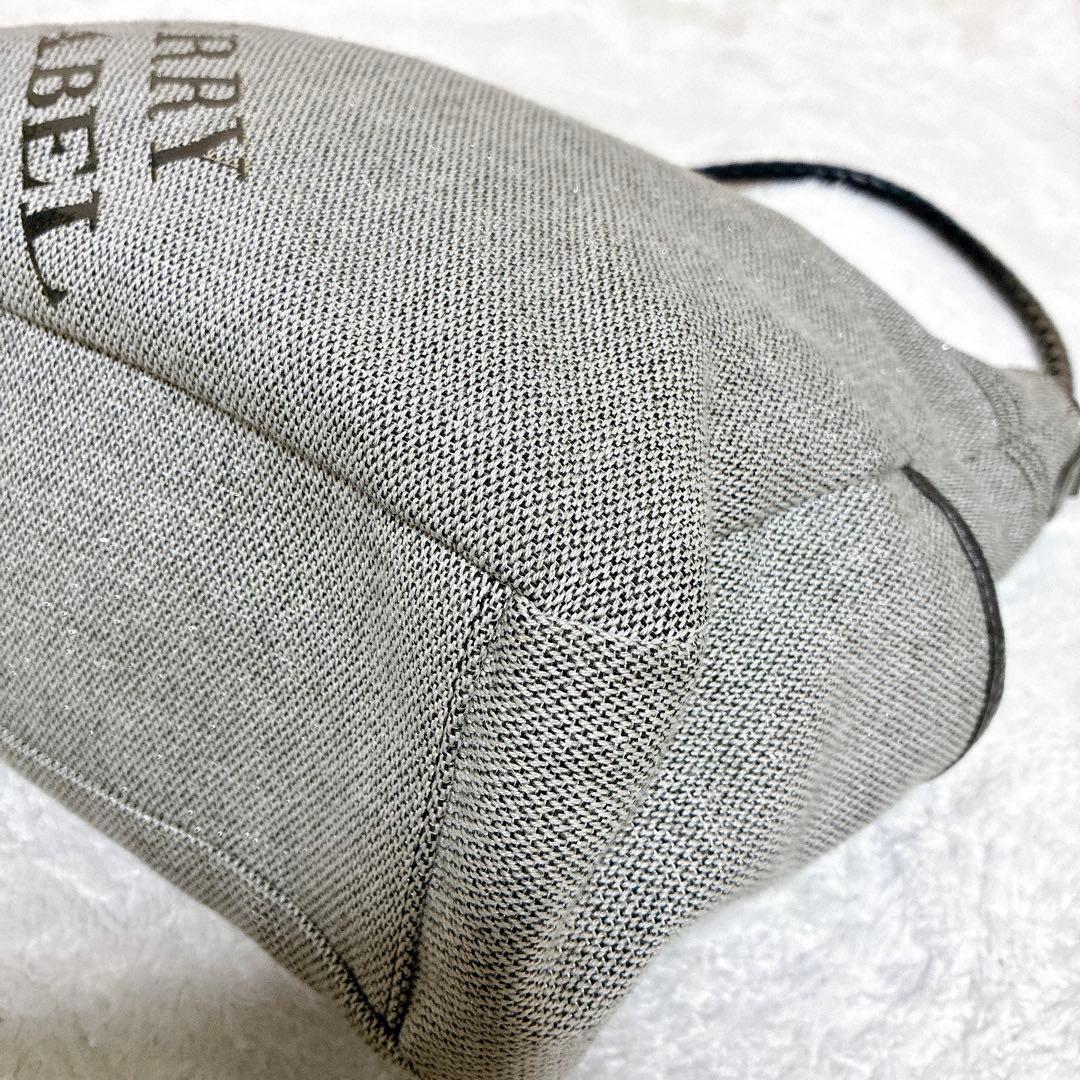 良品　バーバリーブルーレーベル ホースロゴ ショルダーバッグ 編み込み