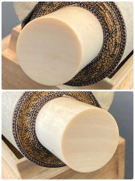 【画】川合玉堂／文化勲章受章【識】川合修二「渓村雨後」掛軸 紙本 識箱 二重箱