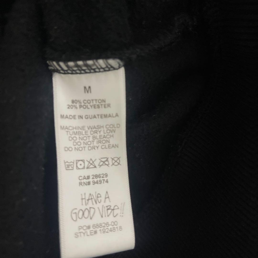 stussy ステューシー　 ブラック　パーカー　Mサイズ