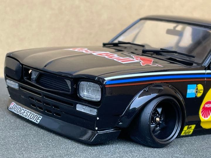 1/24 ハコスカレッドブル仕様確認用