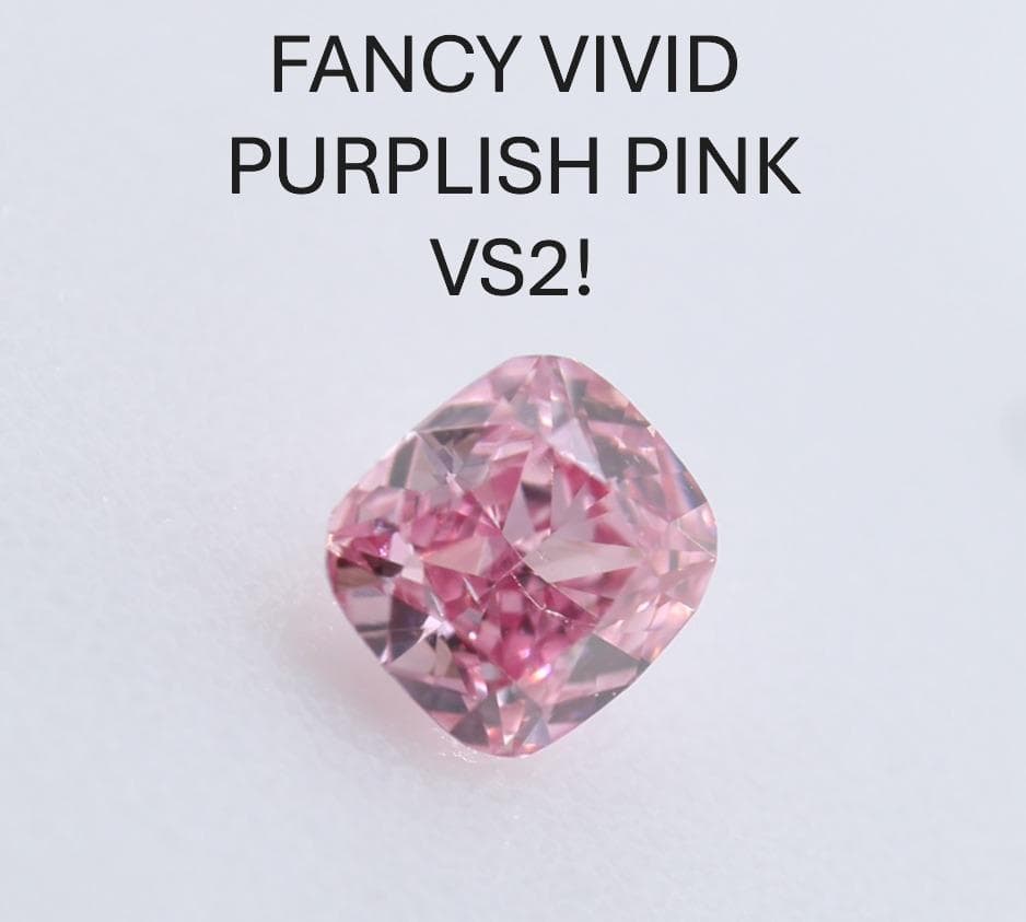 FANCY VIVID/ ファンシービビッドピンク 天然ダイヤモンド 楽天市場】ファンシービビットピンクダイヤモンド0.160ctSI2［中央宝石