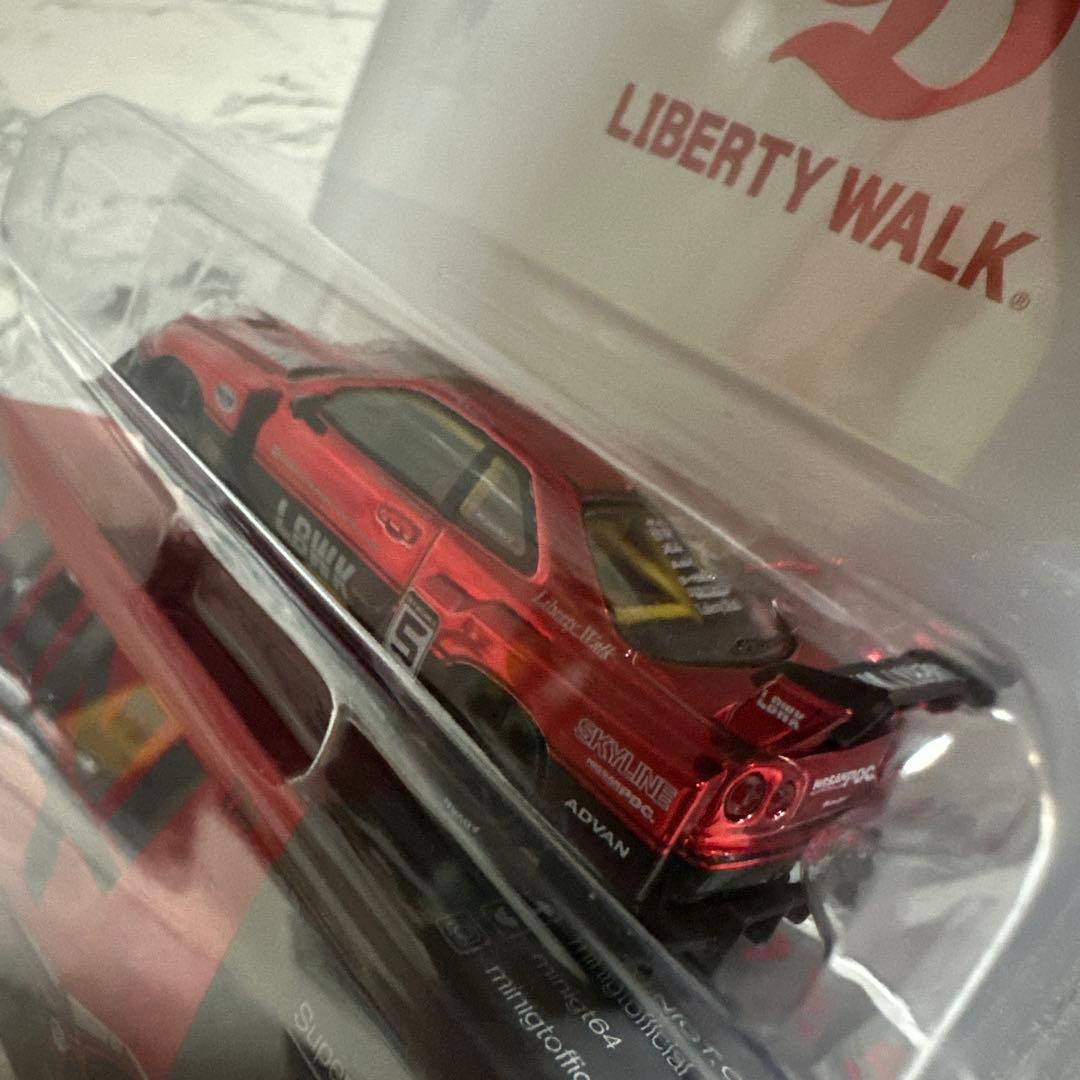 リバティーウォーク 日産 LB-ER34 ブラジル限定 レッドクローム