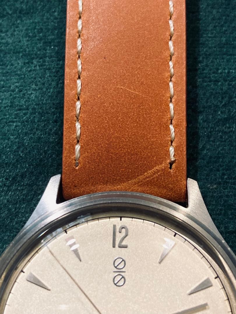 【美品】sis-001 クォーツ 機械式のような1/4運針