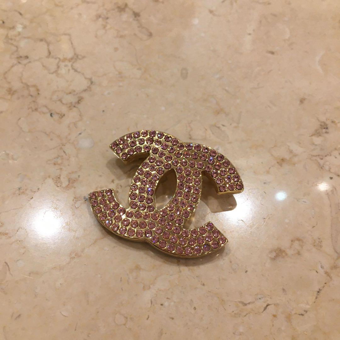 正規品］ CHANEL ラインストーン ブローチ ヴィンテージ