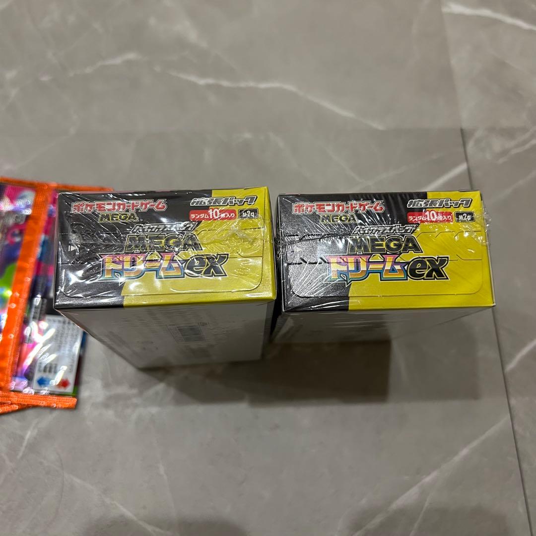 新品 シュリンク付き メガドリームex おまけ3パック付き