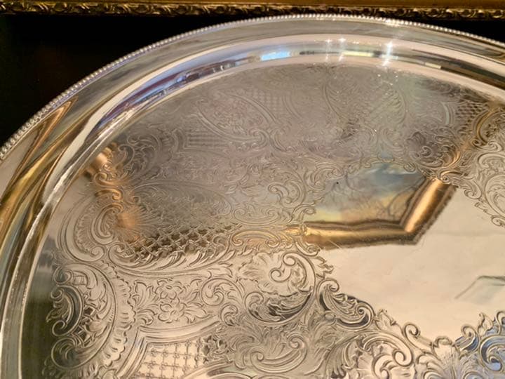 マッピン＆ウェッブ Mappin & Webb シルバープレート トレイ マッピン