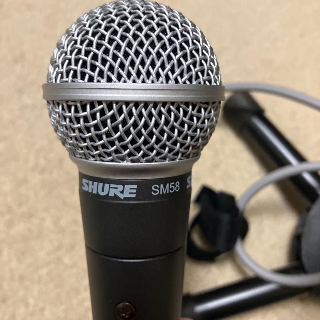 【スタンド付】SHURE SM58 ダイナミックマイク