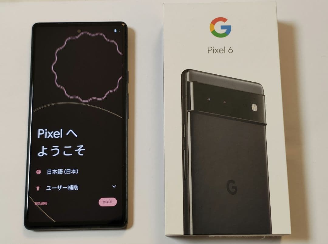 Google Pixel 7 本体 黒 日本語設定