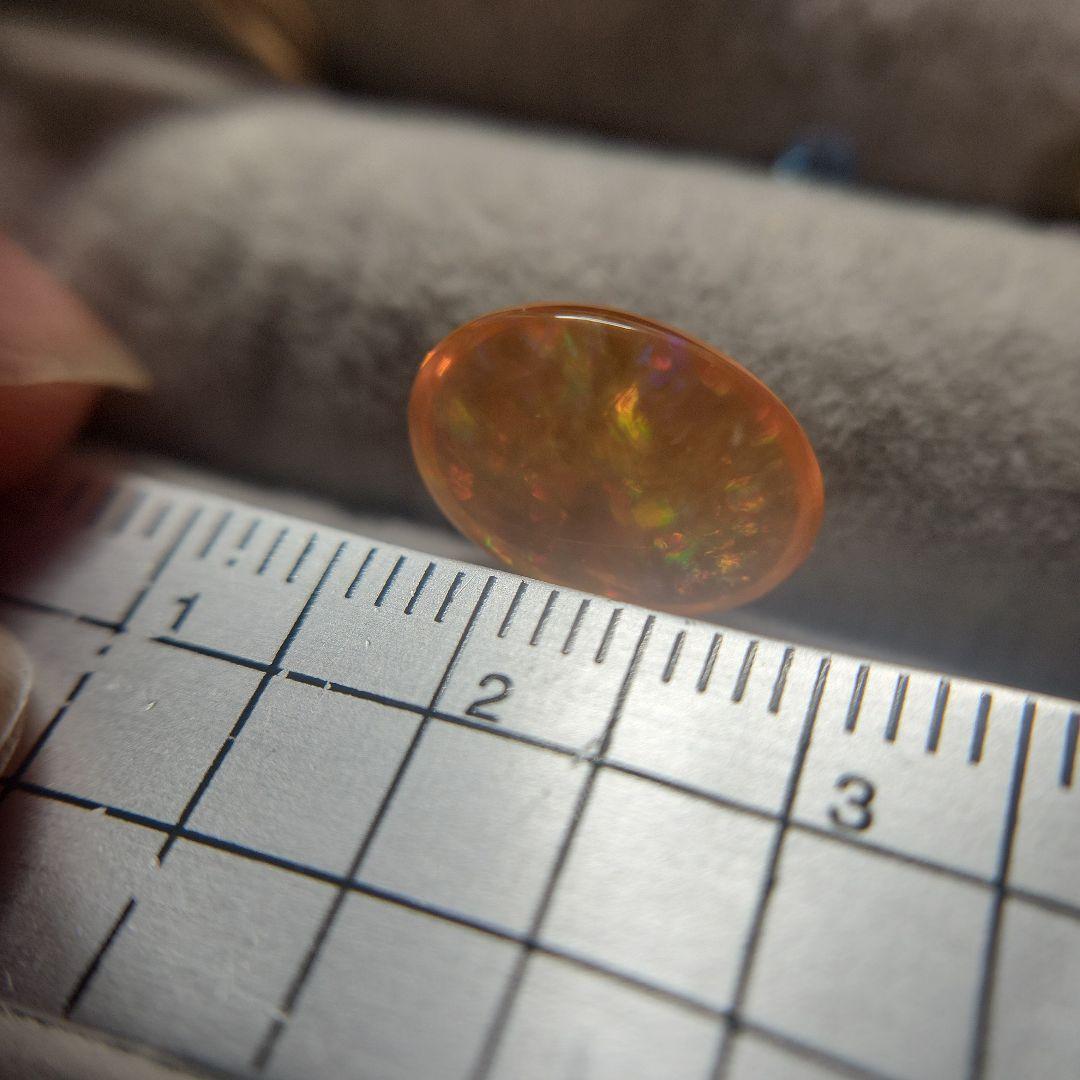 高品質天然ファイアーオパール 3.405ct