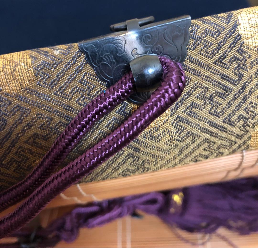 割引❗️御座敷簾 御簾 大小各2枚計4枚組 木箱