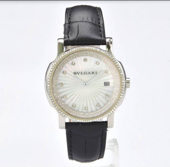 BVLGARI ダイヤモンド装飾 腕時計