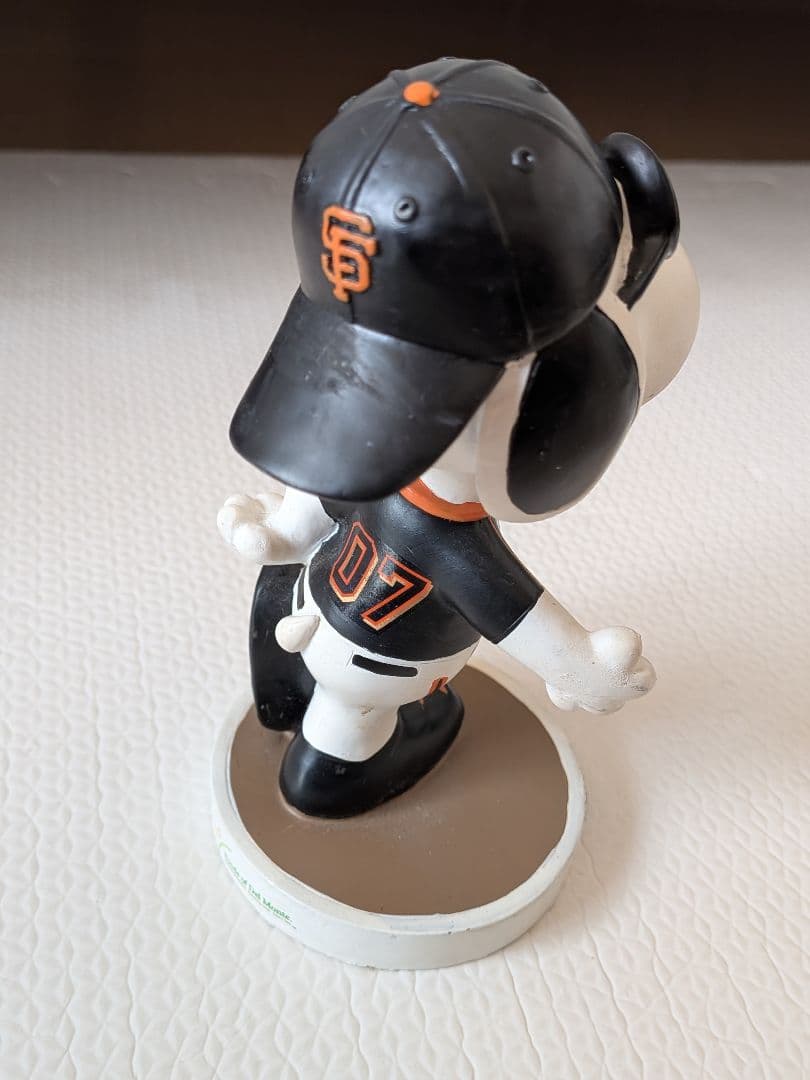 スヌーピー ボブルヘッド ジャイアンツ mlb 2007 ビンテージ