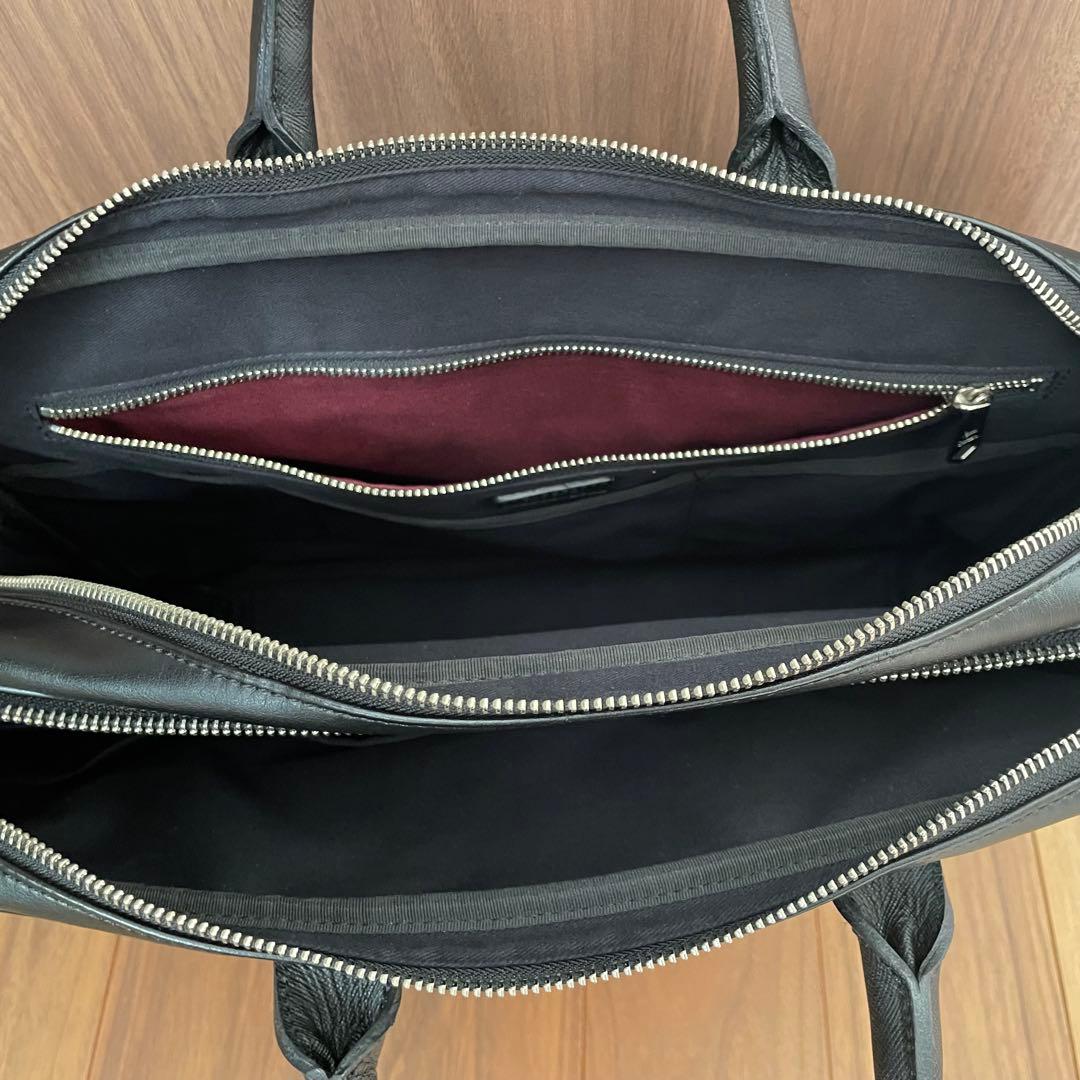 【ゆう】【美品】ポールスミス ビジネスバッグ タグ付 2way ブラック