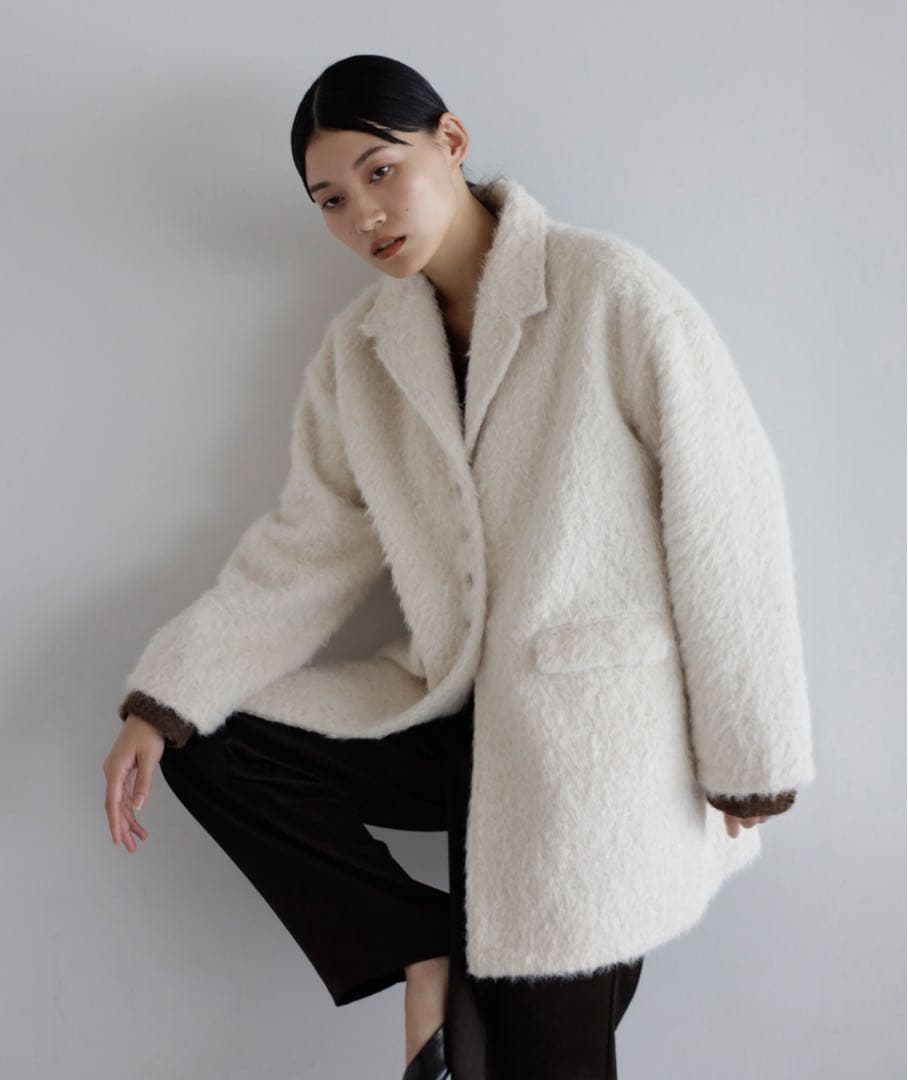 EMC shaggy jacket coat / シャギージャコット セール】shaggy jacket coat / シャギージャコット（その他アウター