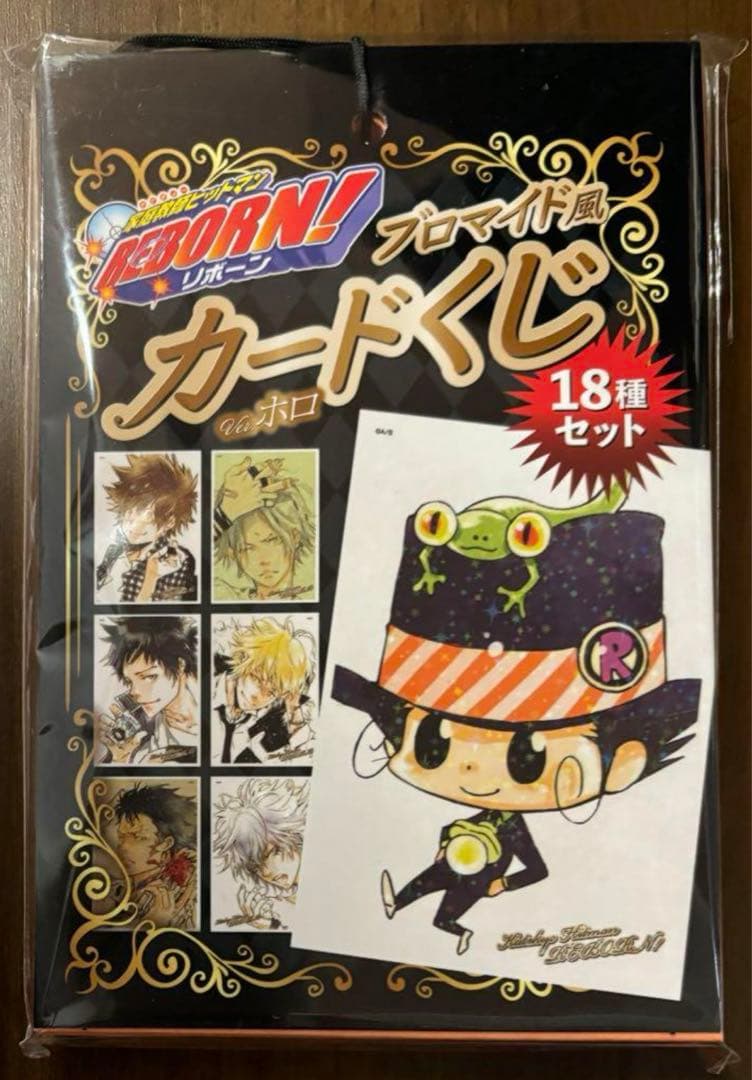 家庭教師ヒットマンREBORN! ブロマイド風カードくじ Verホロ18種セット