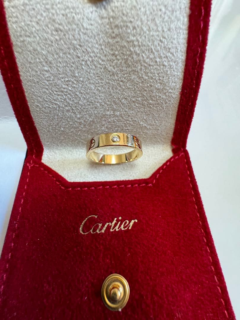 Cartier ミニLOVE 1Pダイヤモンド（国内ブティック正規物）YG