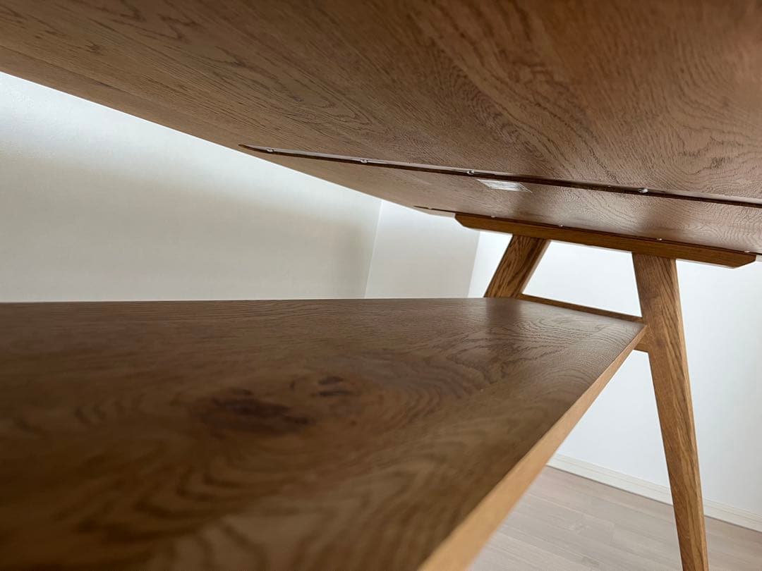 unico ADDAY 木製 ダイニングテーブル 150cm