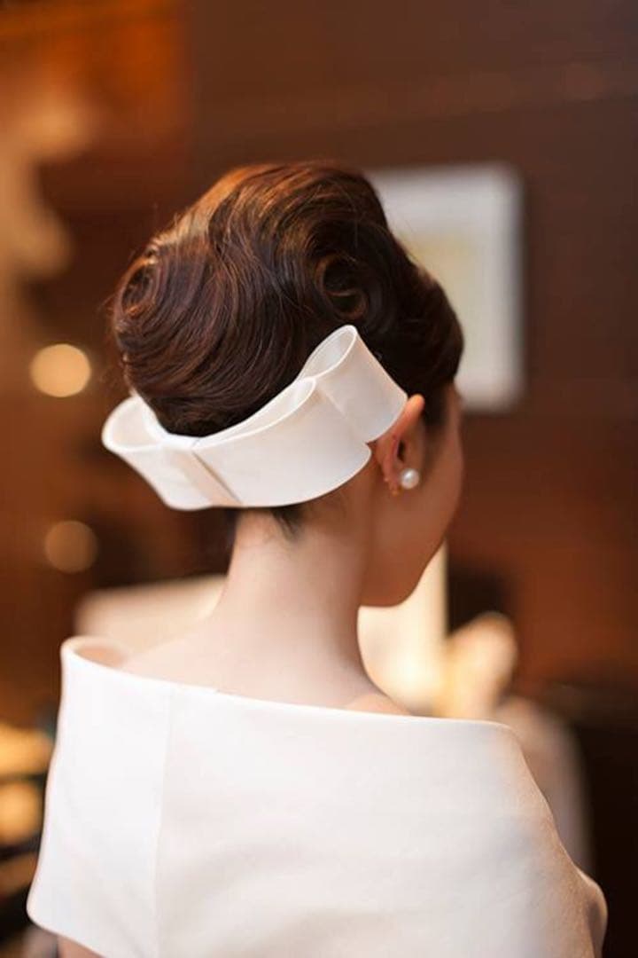 ⭐︎値下げ⭐︎【正規品】エマリーエ　リボンボンネMサイズ