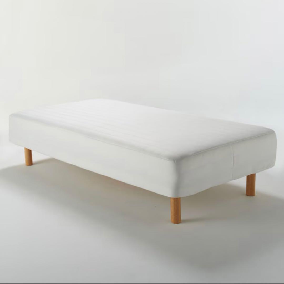 ◆無印良品　脚付マットレス　セミダブル　送料無料