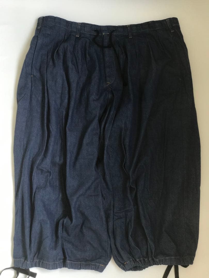 ヨウジヤマモトプールオム Yohji Yamamoto デニムバルーンパンツ Yohji