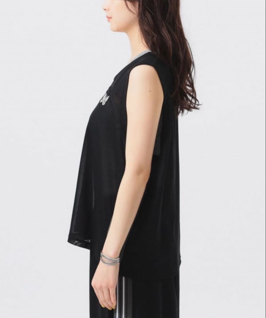 BEAMS BOY 別注NEEDLES / ポリエステル メッシュ タンクトップ