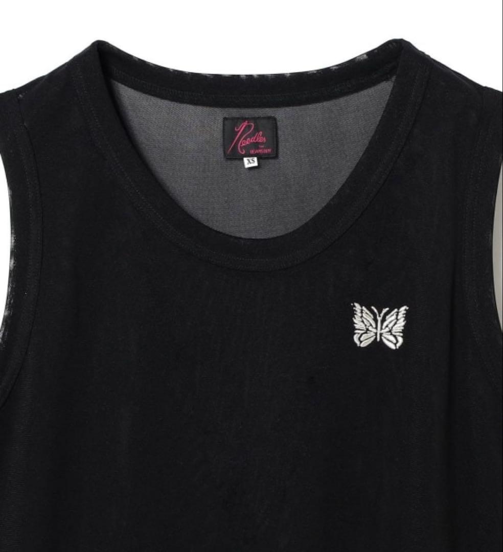 BEAMS BOY 別注NEEDLES / ポリエステル メッシュ タンクトップ