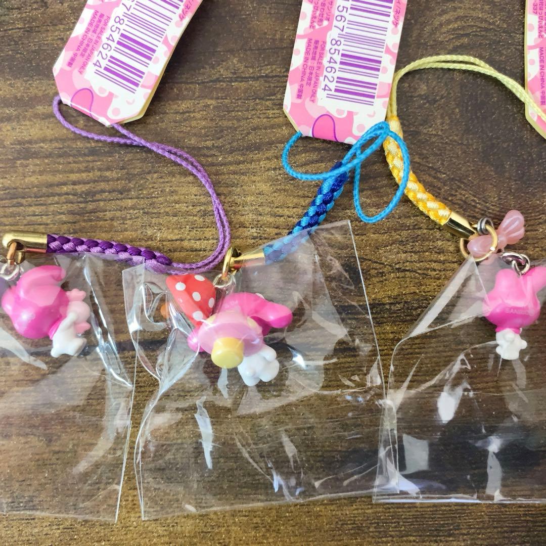 【激レア】マイメロディ 限定　きのこ　シリーズ　根付　ストラップ　ペン　入手困難