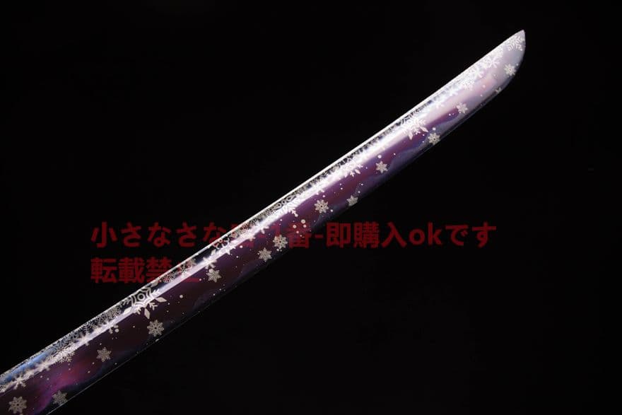 武具　刀装具　日本刀　模造刀   居合刀 雪の華武士刀