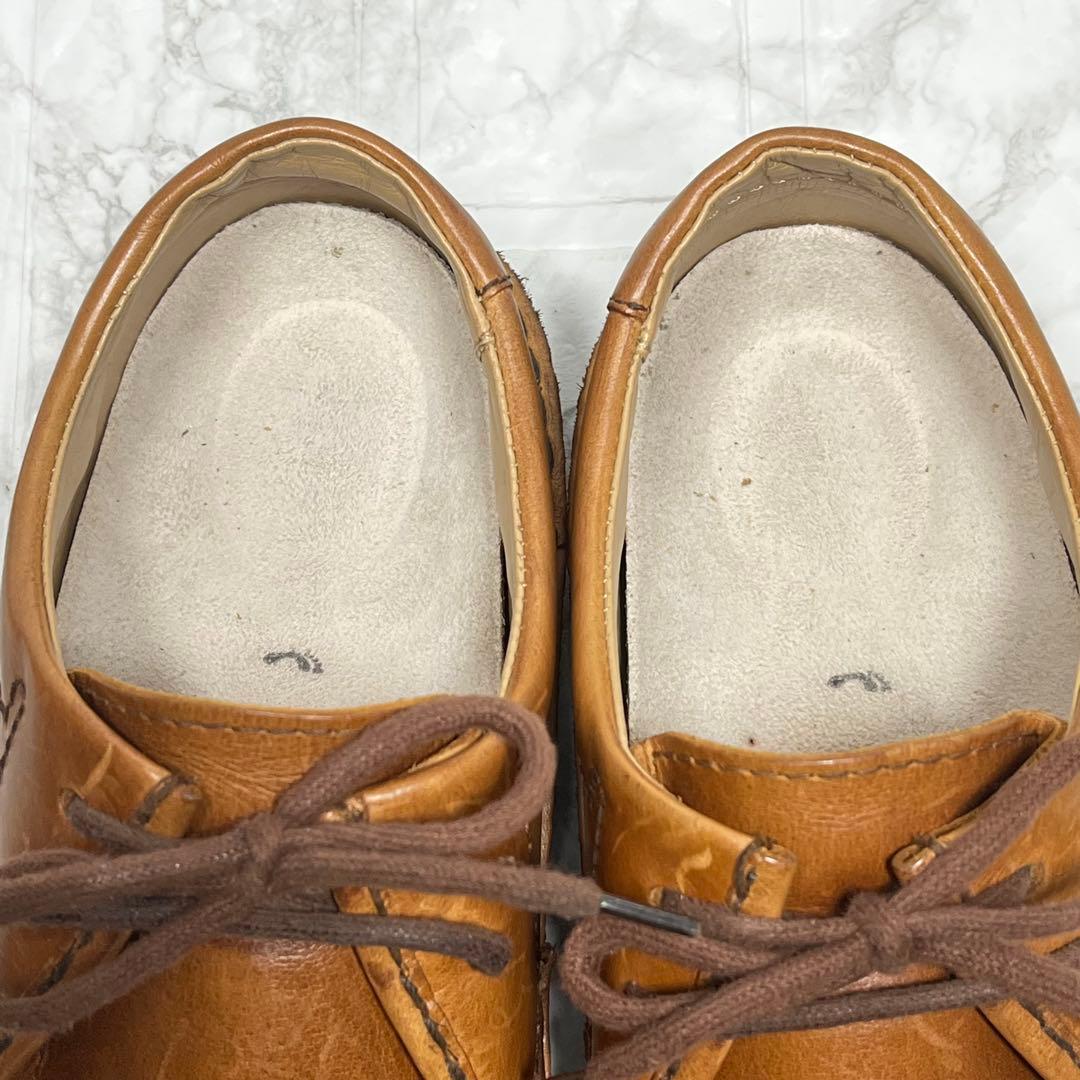 【美品】BIRKENSTOCK レザー　スニーカー　ワラビー　ブラウン　25㎝