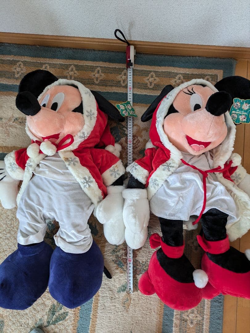 ミッキー ミニー ぬいぐるみ セット クリスマス 2004
