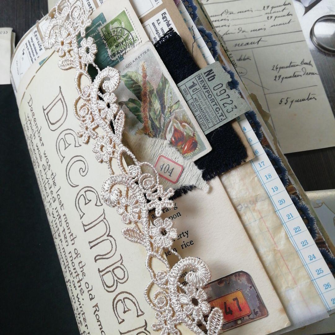 ずっしり重く分厚いジャンクジャーナル 雑記帳 ヴィンテージ - メルカリ