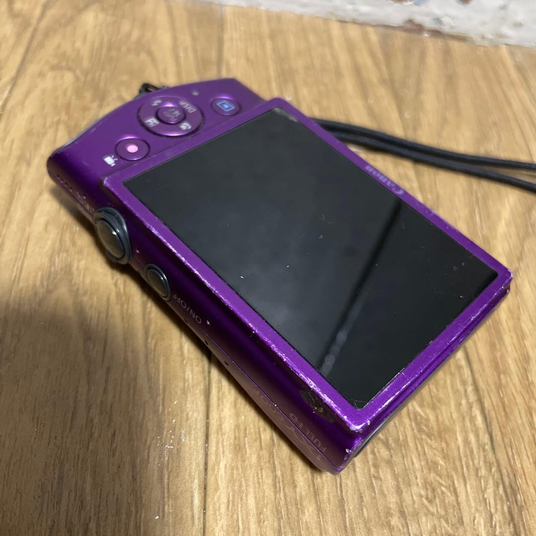 ジャンクCanon IXY600F コンパクトデジタルカメラ パープル