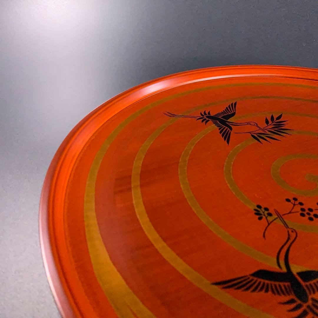 茶道具】三千家好写三和盆川瀬表完漆塗R0722