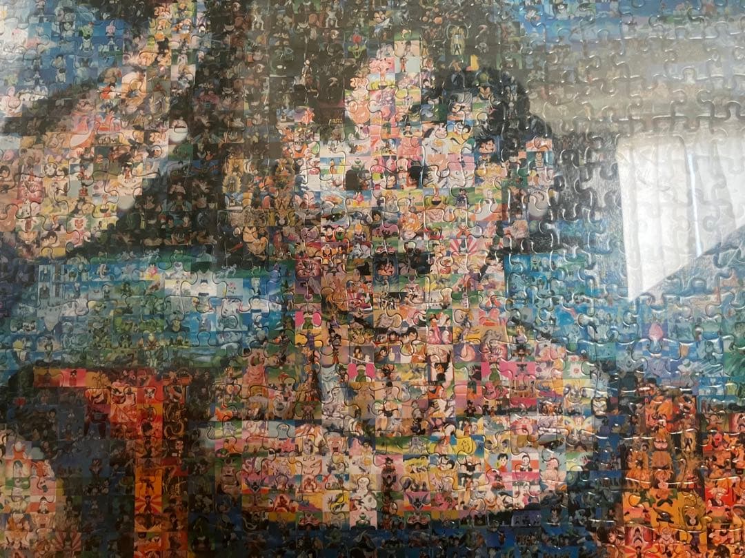 額付き完成品/ドラゴンボール/モザイクアート・パズル/1000ピース/鳥山