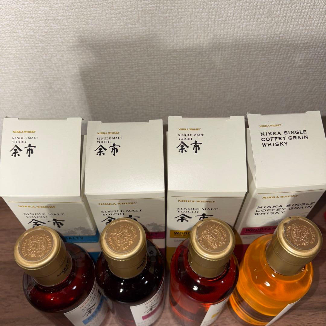 NIKKAウイスキー 蒸溜所限定 180ml×4本セット
