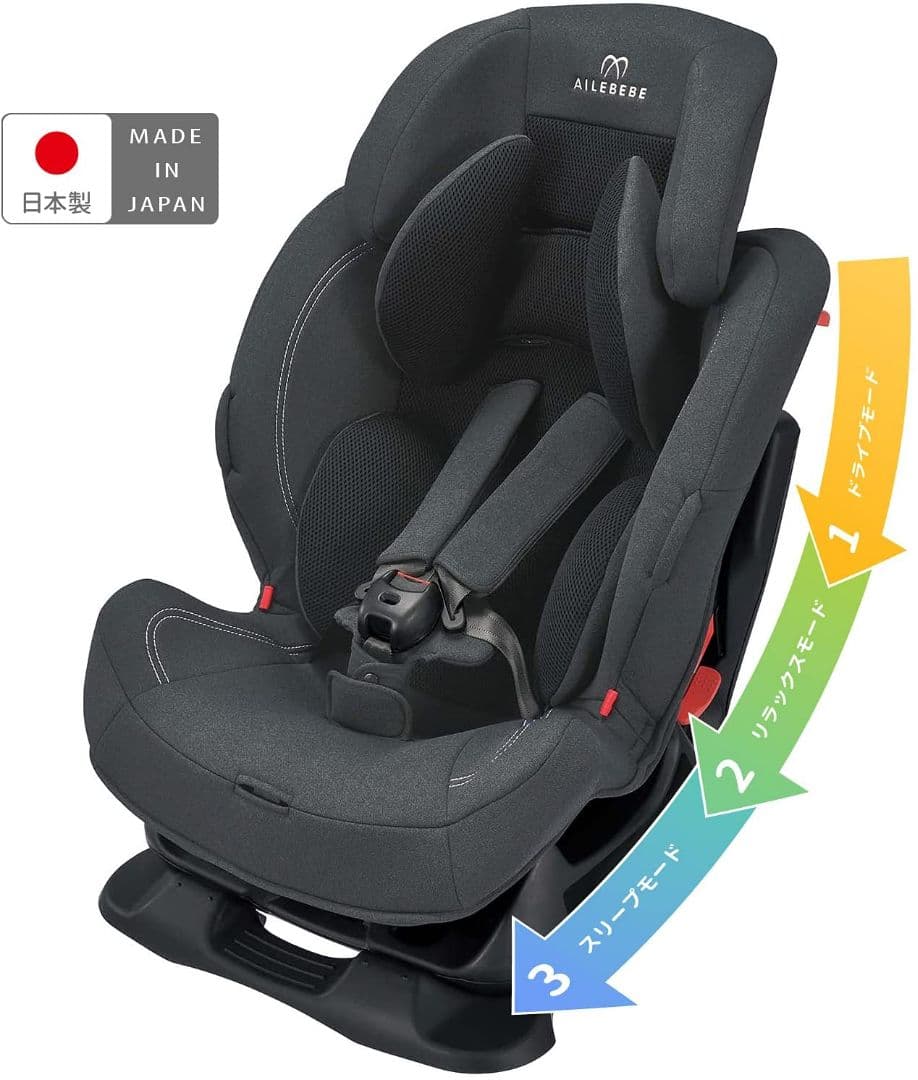 チャイルドシート 高品質 エールベベ スイングムーン プレミアムS