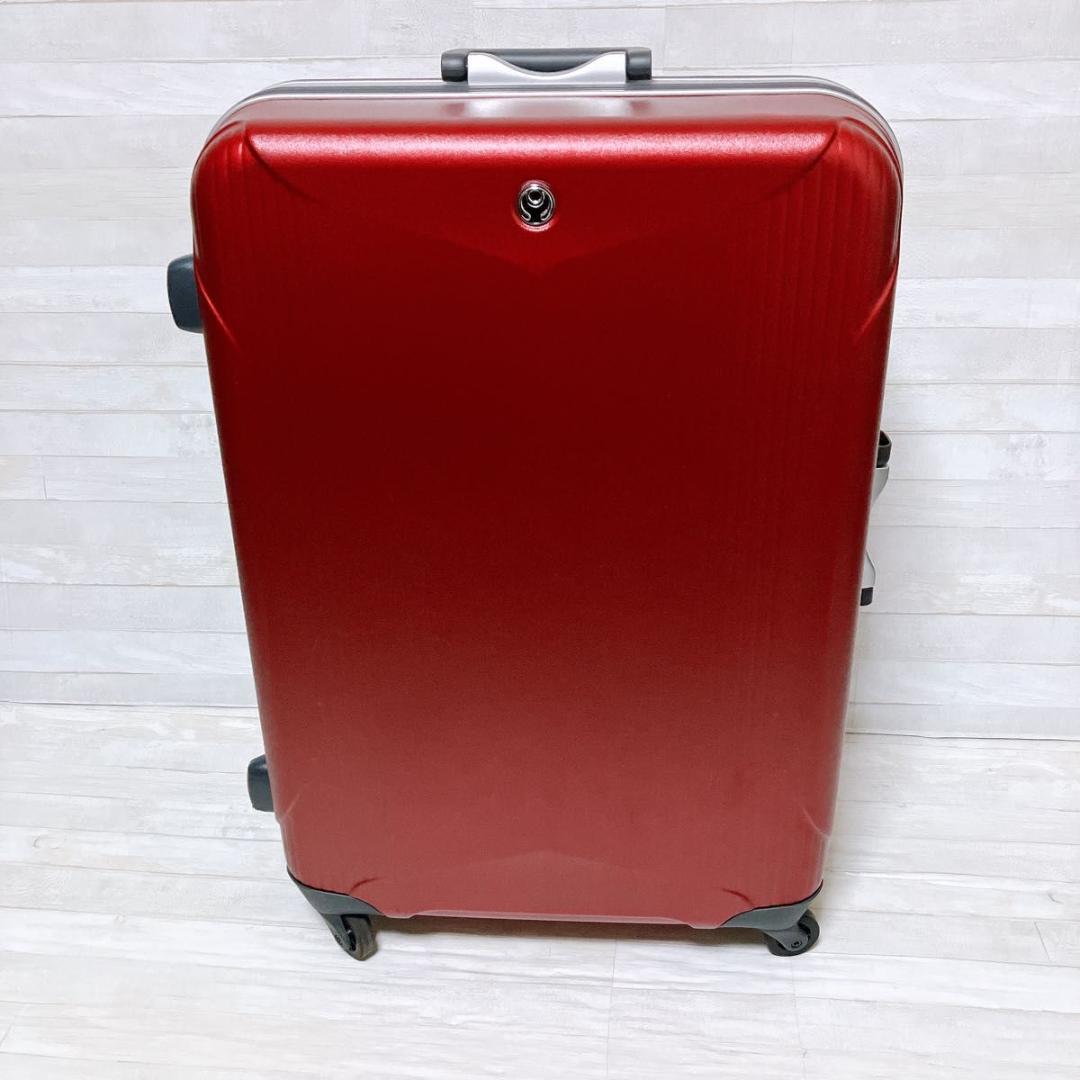 プロテカエキノックスライトスーツケース大容量4輪レッドTSAロック
