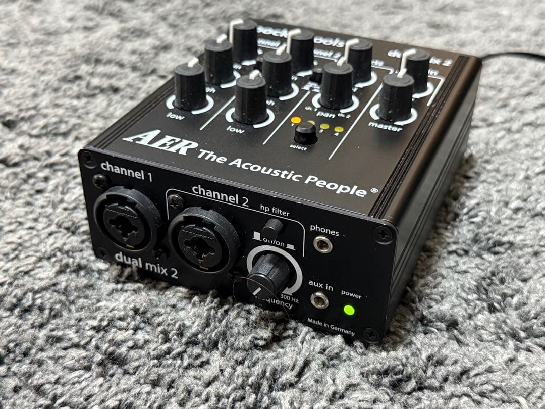 ［リュウ］【アコギ DIプリアンプ】AER dual mix 2