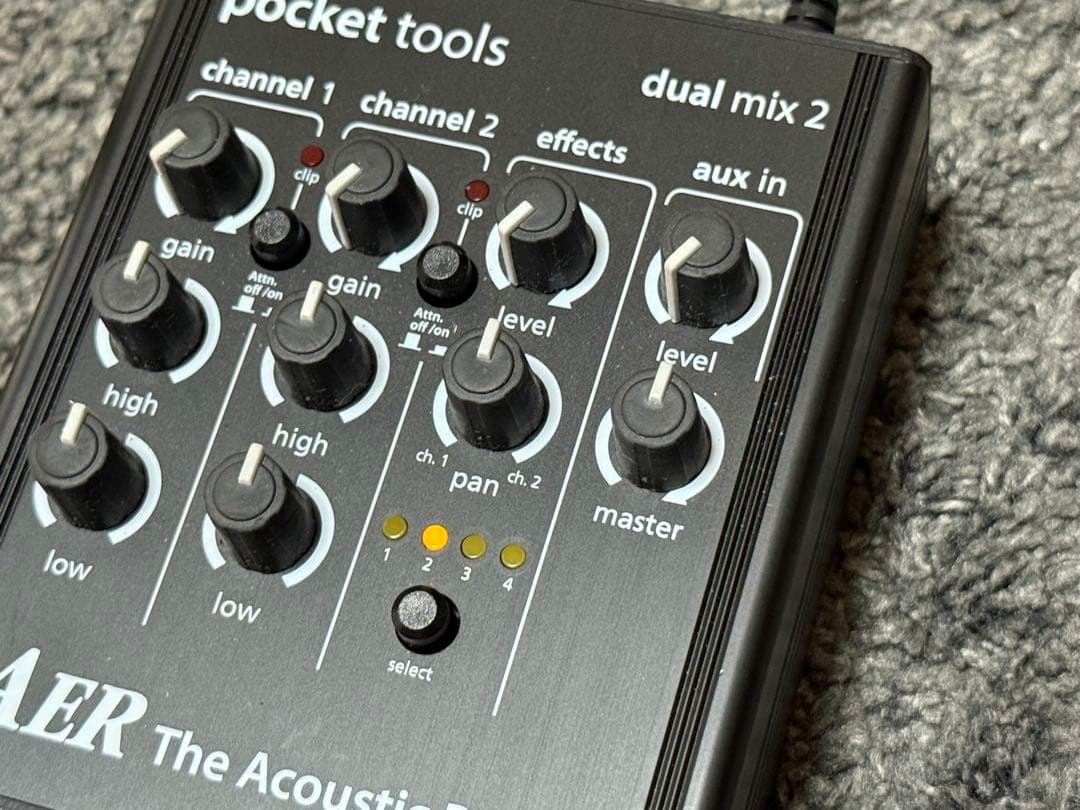 ［リュウ］【アコギ DIプリアンプ】AER dual mix 2