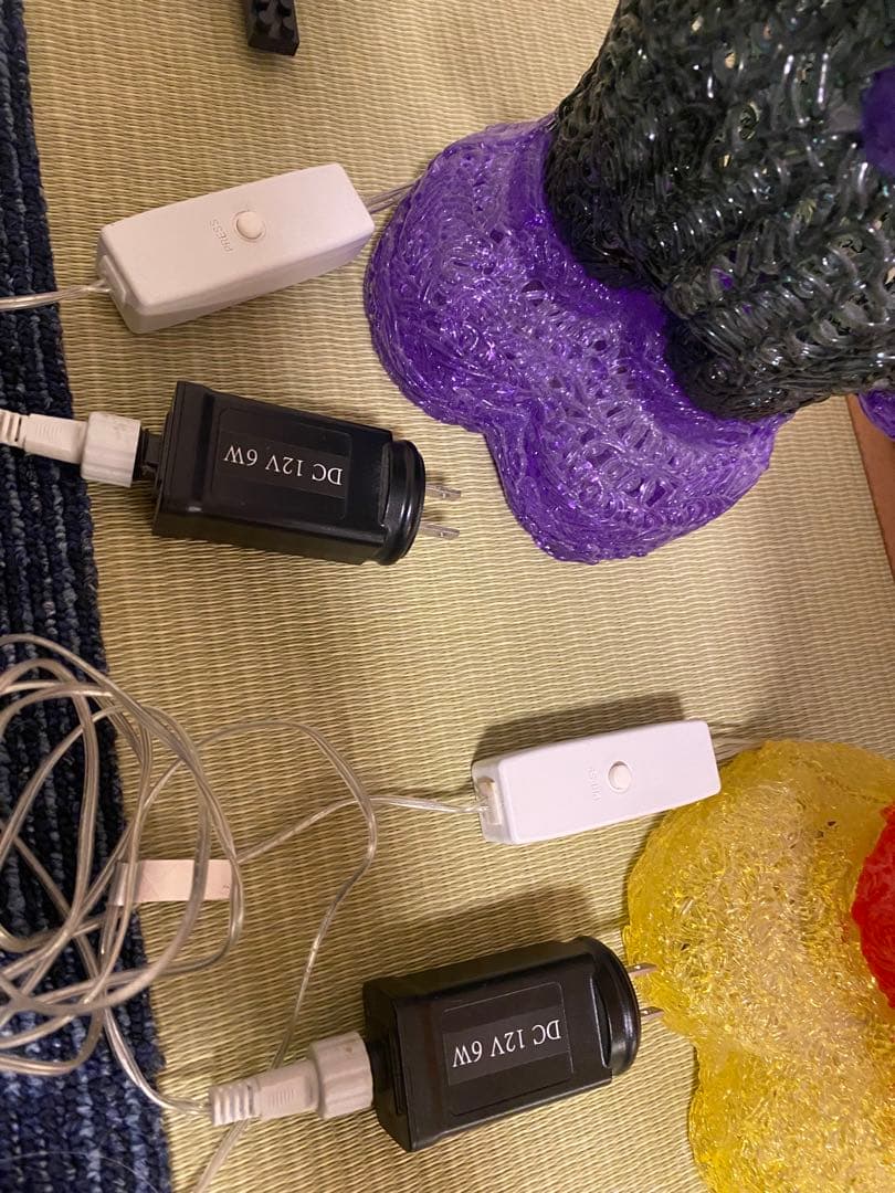 アンパンマン、バイキンマン　置物