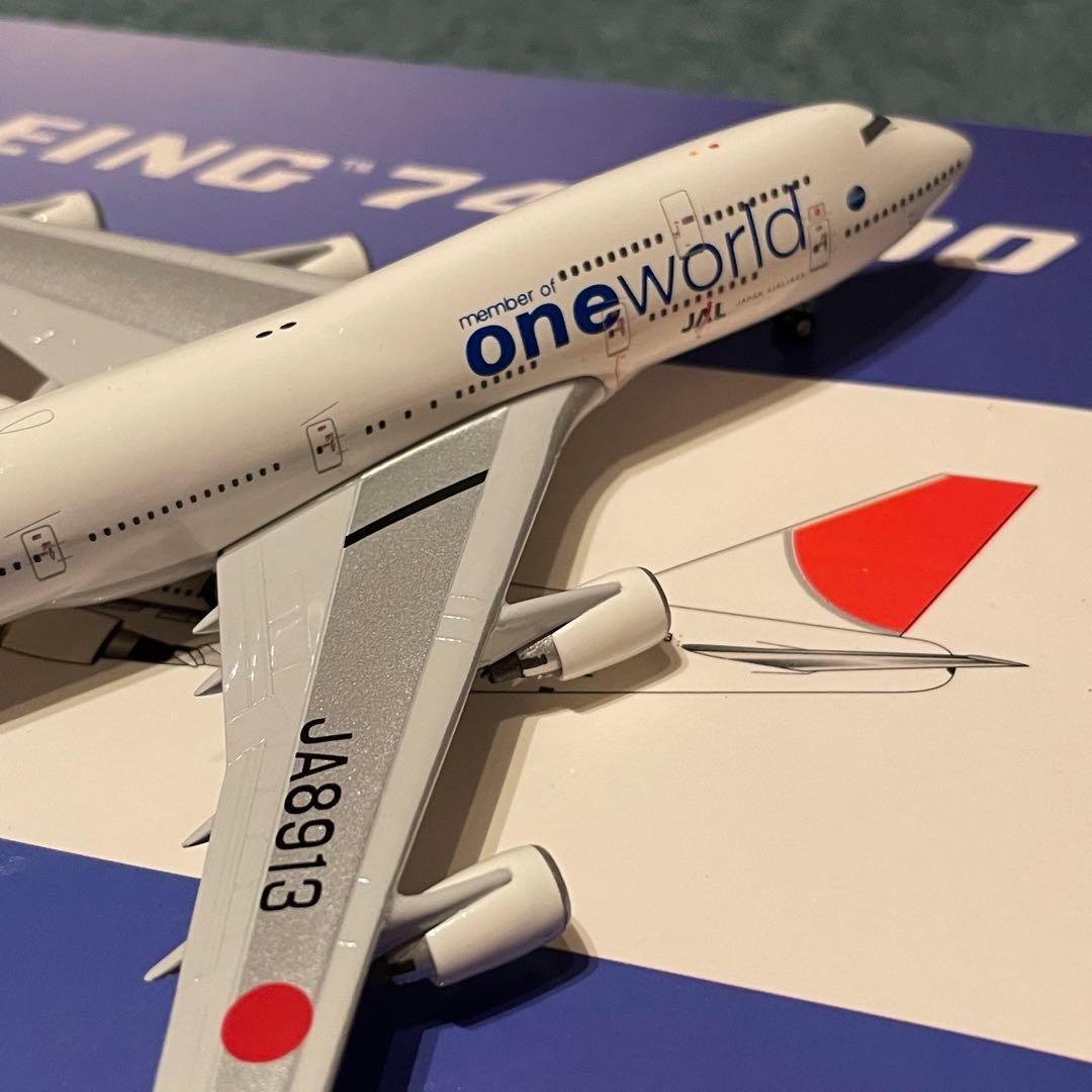 JAL 747-400 日本航空 one world 旧塗装 1:400 Ph - メルカリ