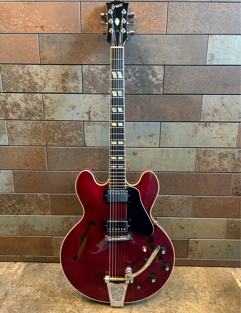 美品 greco グレコ 70年代 SA700 セミアコ ビグスビー - メルカリ