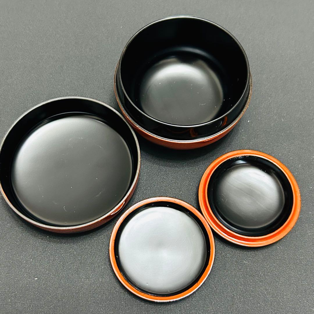 茶道具セット 利休茶箱 鎌倉彫 香合 茶巾筒 茶筅筒 鎌倉彫 根来塗